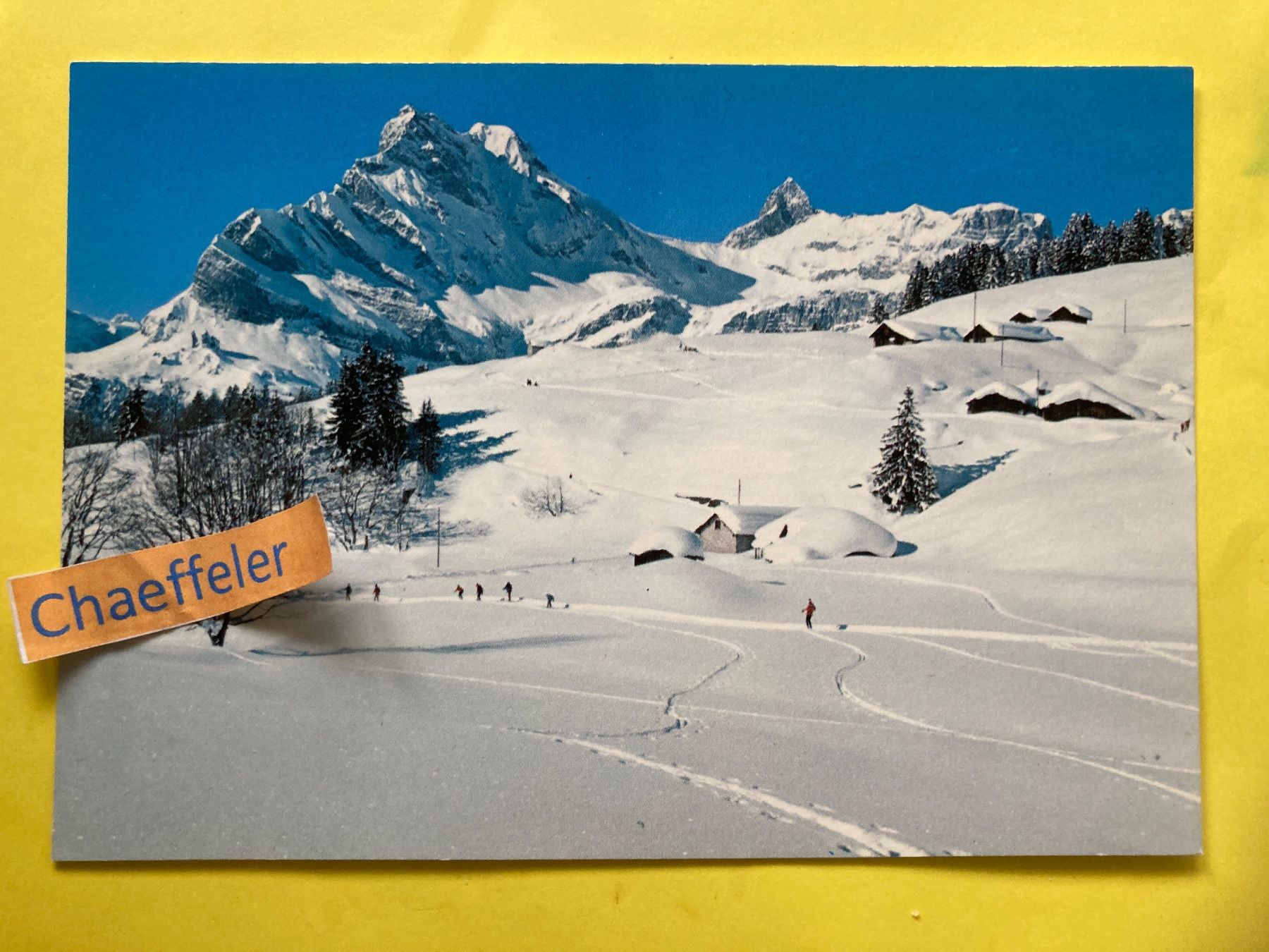 Ansichtskarten: 8784 Braunwald, Ortstock – Gebraucht aus Zürich von Chaeffeler