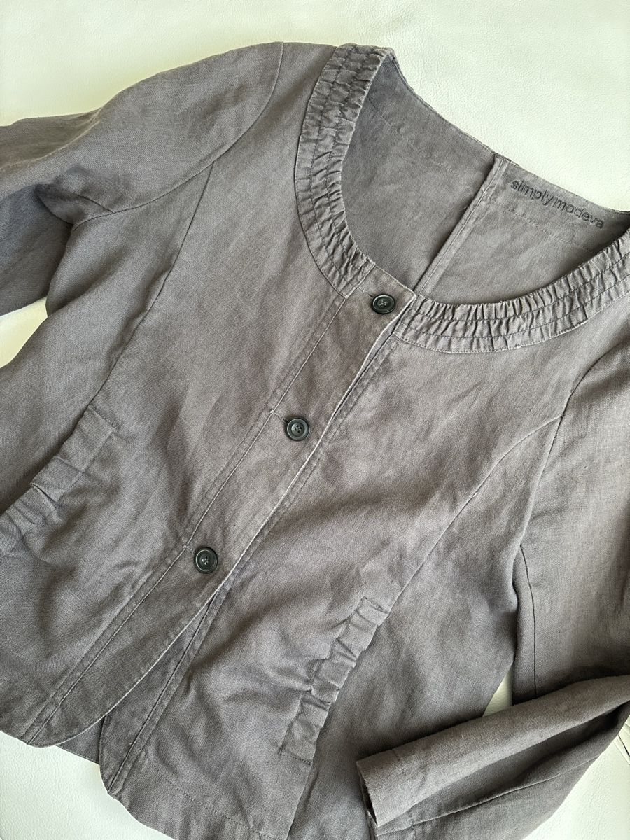 Giacche: Simply Modeva Leinen Jacke/Blazer – Usato da Nebikon venduto da Draga25 4