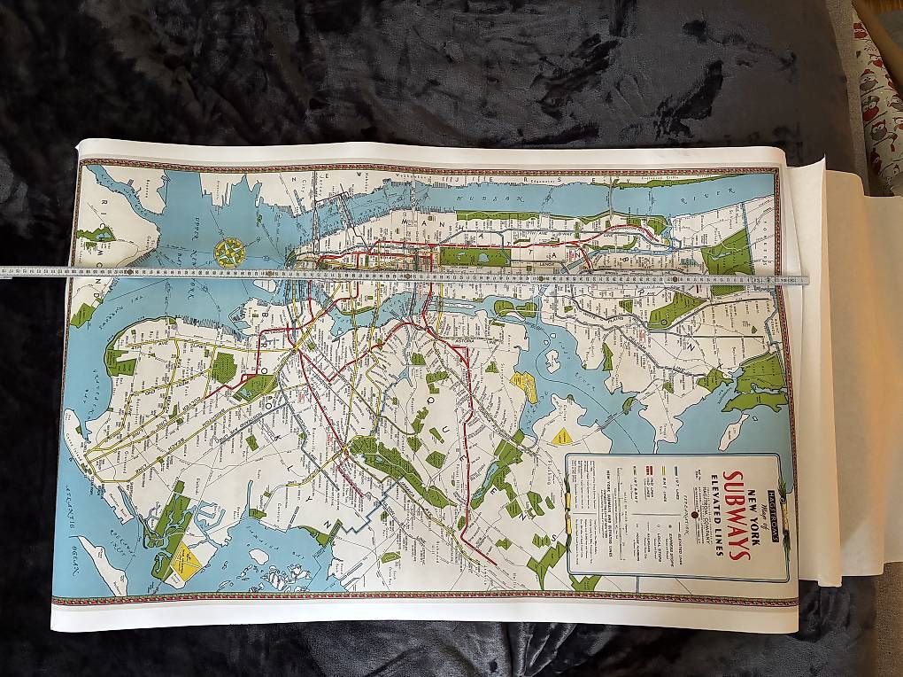 Foto & Immagini: Bild New York Subway System 109x70 cm – Nuovo (secondo la descrizione) da Zürich venduto da roo_8xd6 4