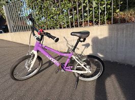 Woom 3 Lila Velo mit Ständer & Klingel - Super Zustand