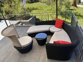 Gartenlounge von Hunn - Geflecht VIRO/ecolene (Rattan)