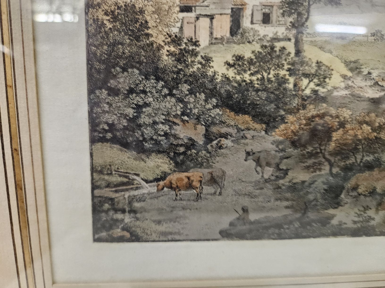 Stiche: stich antik handcoloriert – Defekt aus Schwellbrunn von Gottesnipper 3