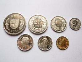 SERIE PIECES 2003 SUPERBE ! MANQUE LA 1CT ENVOI EN SUISSE