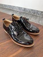 Navyboot Damenschuhe, Lack schwarz, Grösse 40