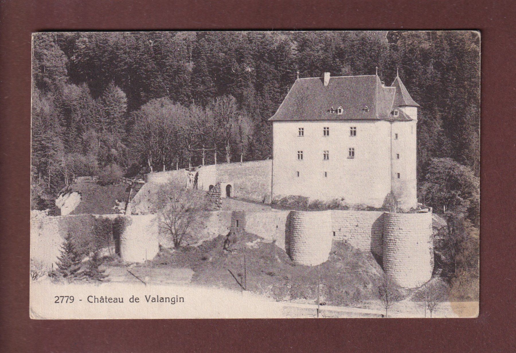 Cartoline postali: Château de VALANGIN – Usato da Pully venduto da nicecards