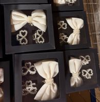 Haarschmuck Set mit Schleifen Perlen Bio NEU