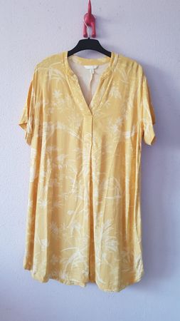 Chemise jaune en lin taille M neuve