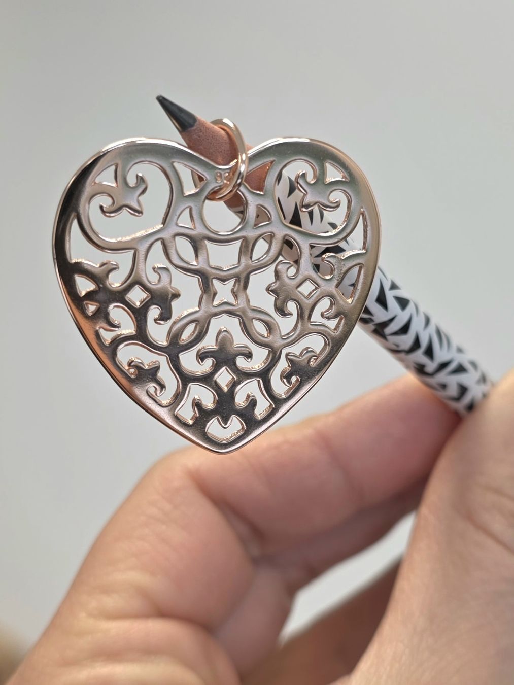 Ciondoli: Herz Anhänger Rosegold/Silber 925 – Nuovo (secondo la descrizione) da Madetswil venduto da triforuz 1