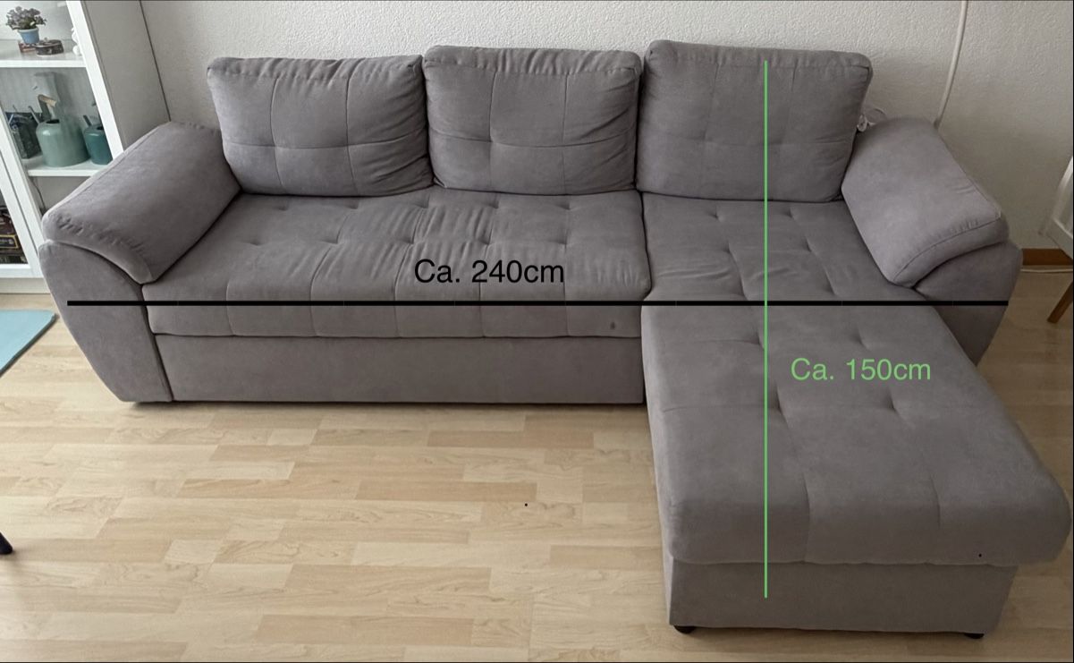 Sofas: Bettsofa mit Stauraum  – D'occasion à Burgdorf par ssoorraaiiaa 1