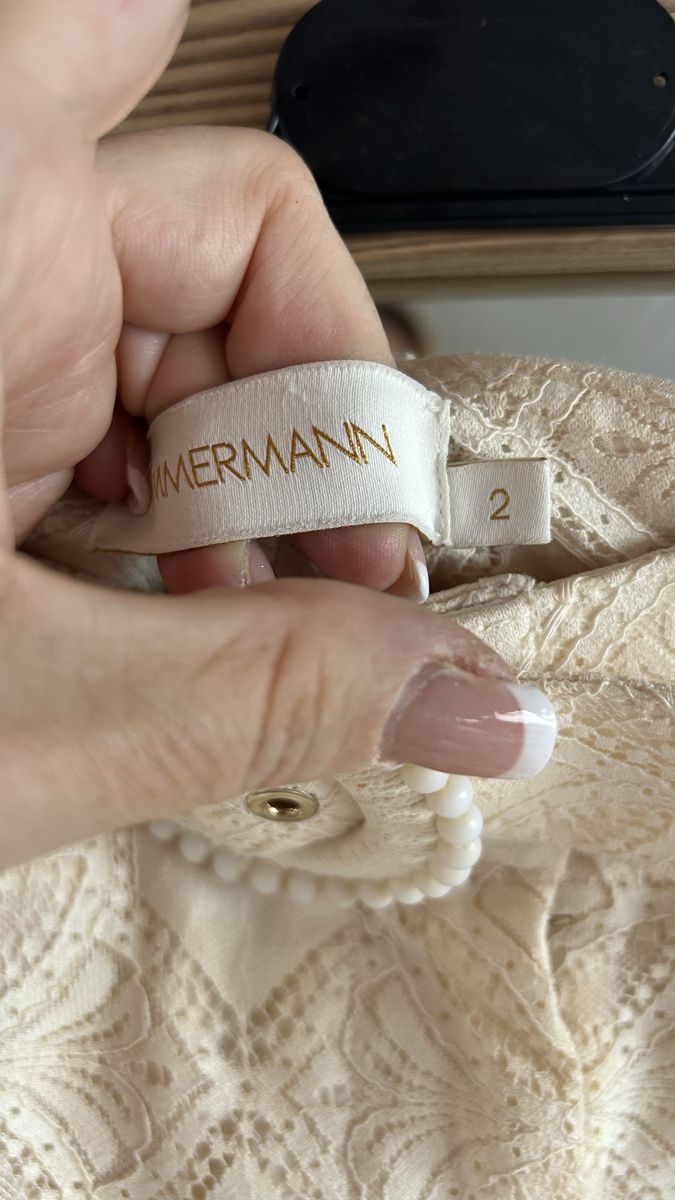 Zimmermann Pantaloni: ZIMMERMANN Pantalon crème Taille 2 – Usato da Arzier-Le Muids venduto da kaczuszka 2
