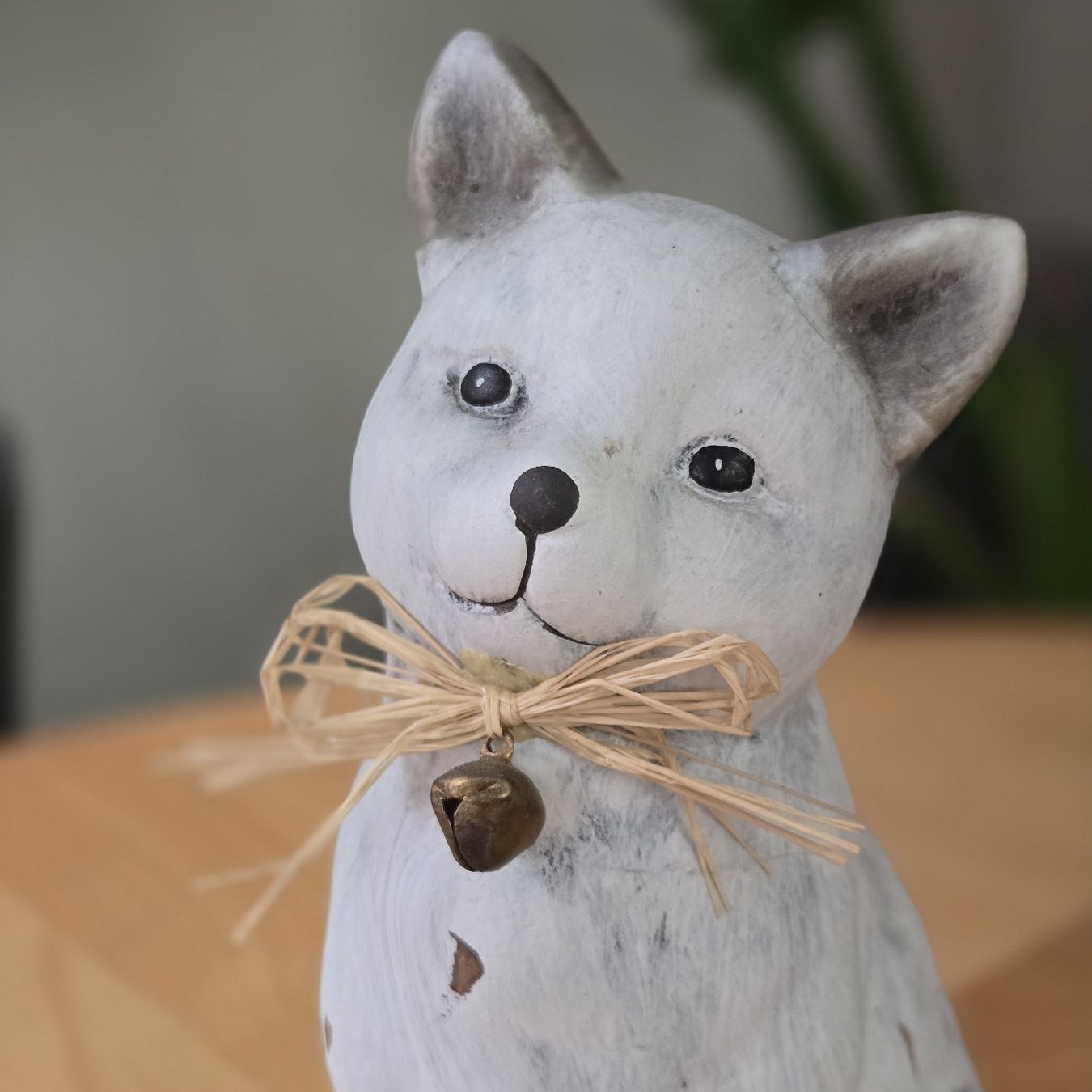 Statuette: Deko Katze Shabby Chic mit Glöckchen – Usato da Rheinsulz venduto da Gilea 5