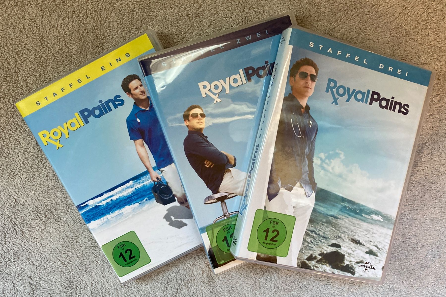 Tutti i DVDs: Royal pains - Staffeln 1 - 3 – Usato da Wolfhausen venduto da uchuva26