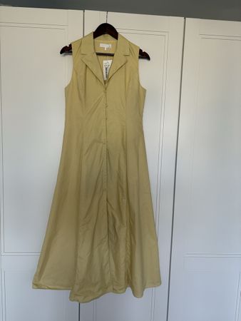 NA-KD Kleid gelb Grösse 38 Midi Dress