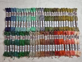 DMC Retors Mat Stickgarn – 60 Stränge, je 2 Farbe –LOS LAN21