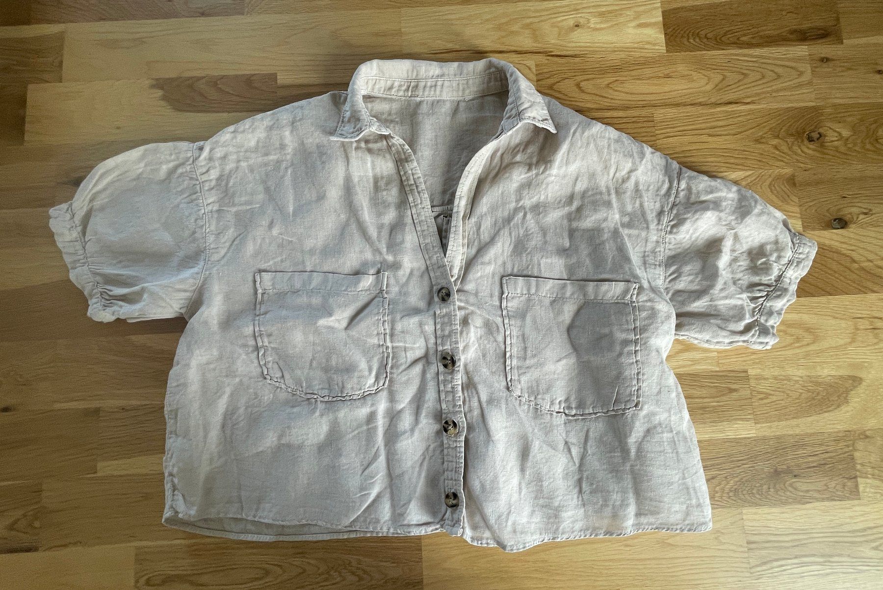 Camicette: Bluse beige, Grösse S – Usato da Burgdorf venduto da Crown.
