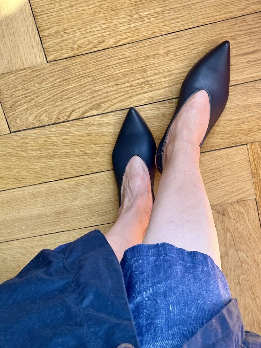 Damenschuhe: Slingback Pumps Volafonti Leder, Gr.36 – Gebraucht aus Zürich von Struezla 1