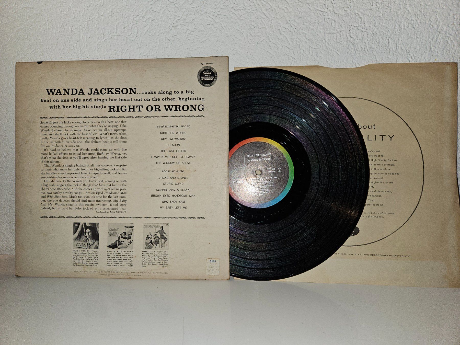 Dischi in vinile: Rockabilly Wanda Jackson original US LP 1961 – Usato da Gunzwil venduto da Charro03 1