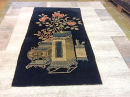 Antiker dekorativer asiatischer Orientteppich aus China! N 1
