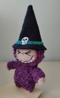 Handmade Crochet Labubu Keychain: Organic Yarn Stuffed Plush
