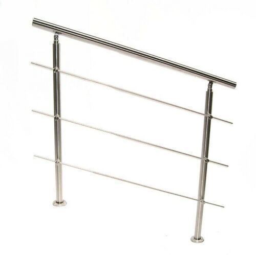 Ringhiere: 57202 - Edelstahl Treppengeländer 80cm - 3 Querstreben – Nuovo e nell'imballaggio originale da Wallenwil venduto da toesstal-vertrieb 6