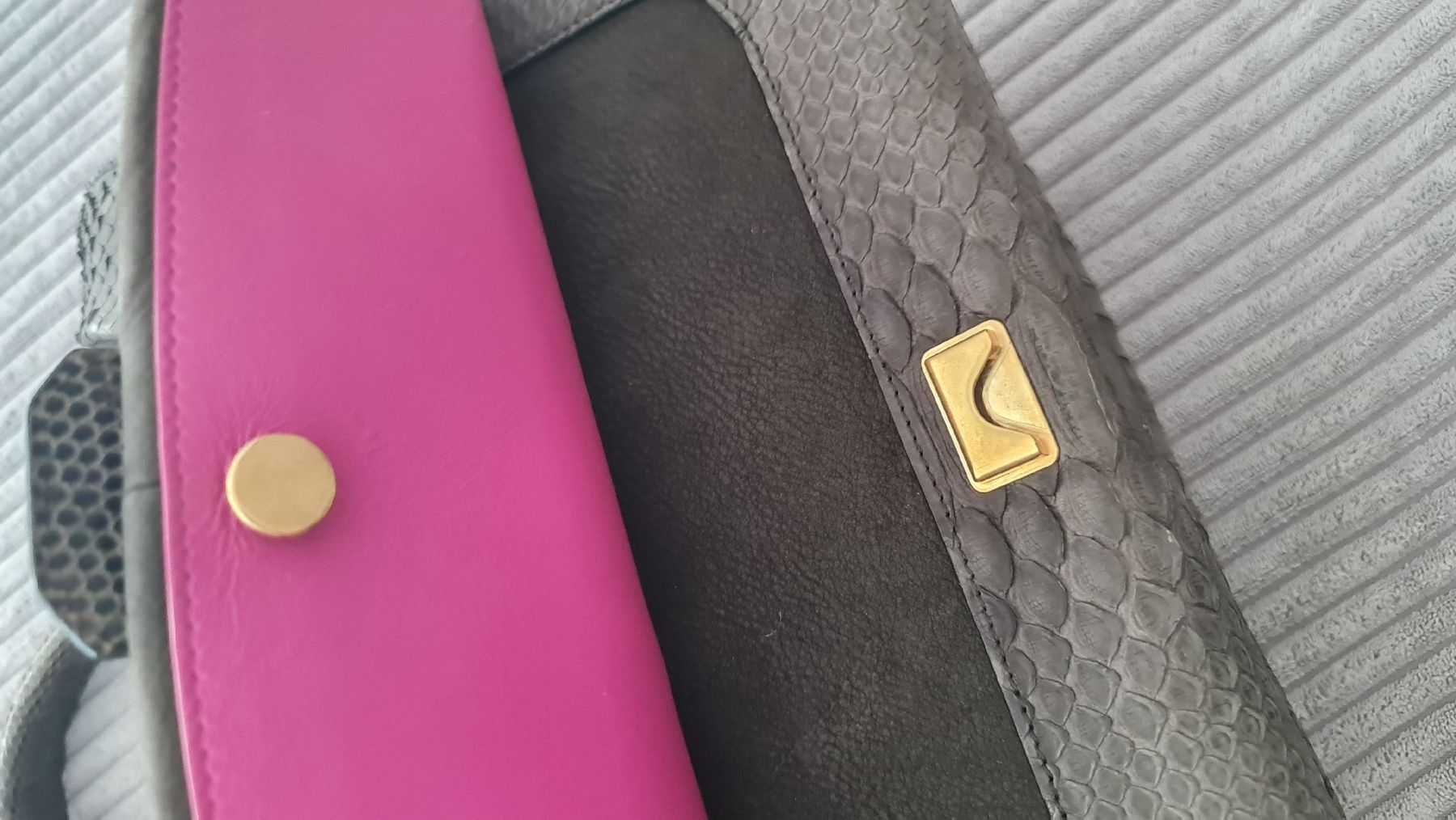 Sacs femmes: Bianchi Nardi Ledertasche Handtasche Python Print Pink – Neuf (Voir description) à Ibach par ole_6whn 9