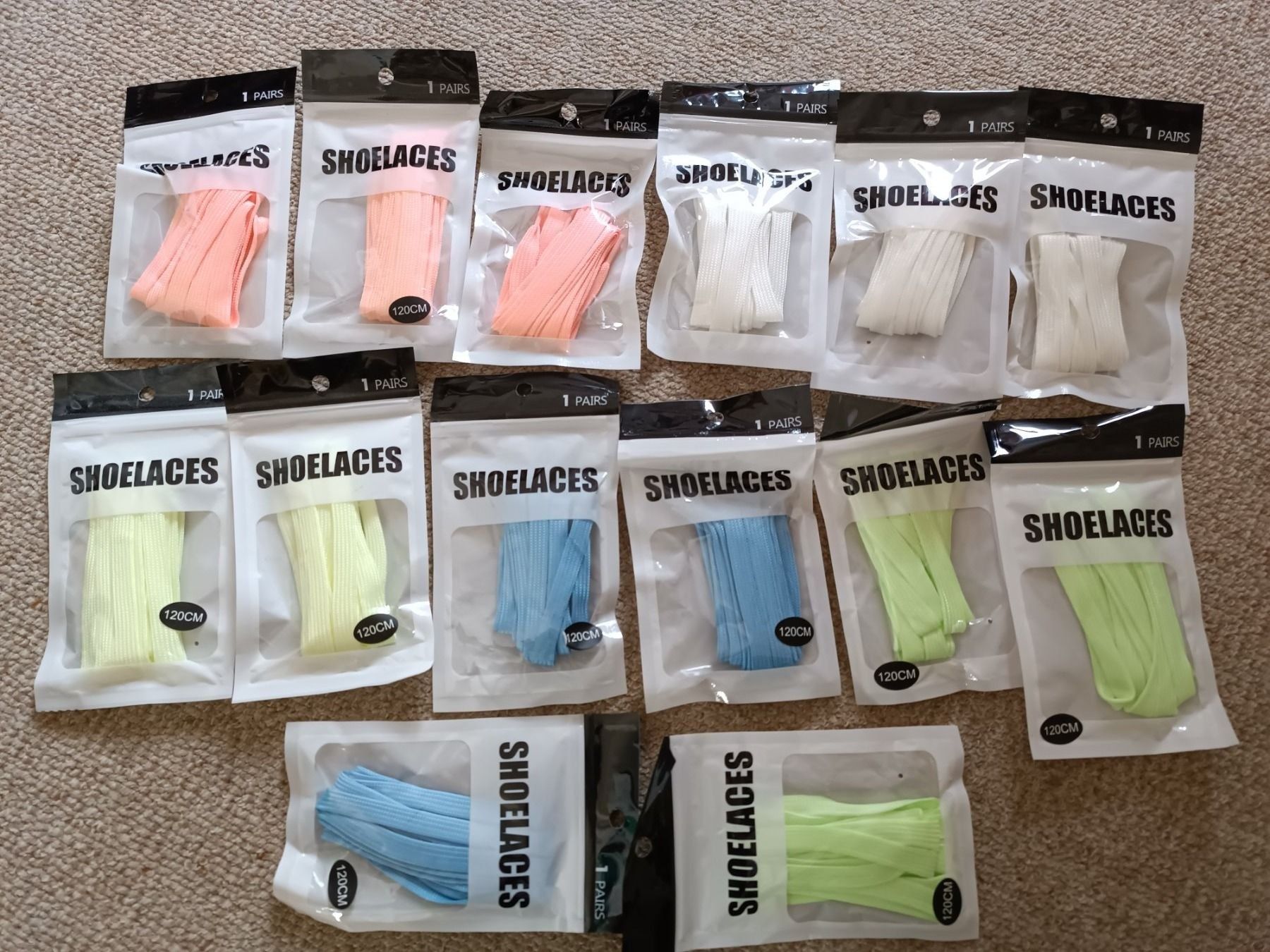 Schuhe für Jungen: 1 Paar leuchtende Schuhbändel – Neu und originalverpackt aus Vogelsang AG von miinlade 1