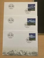 Schweiz 2006 Ersttagsbriefe Satz Eiger Mönch Jungfrau U1