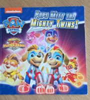 Paw Patrol book Pups Meet the Mighty Twins used