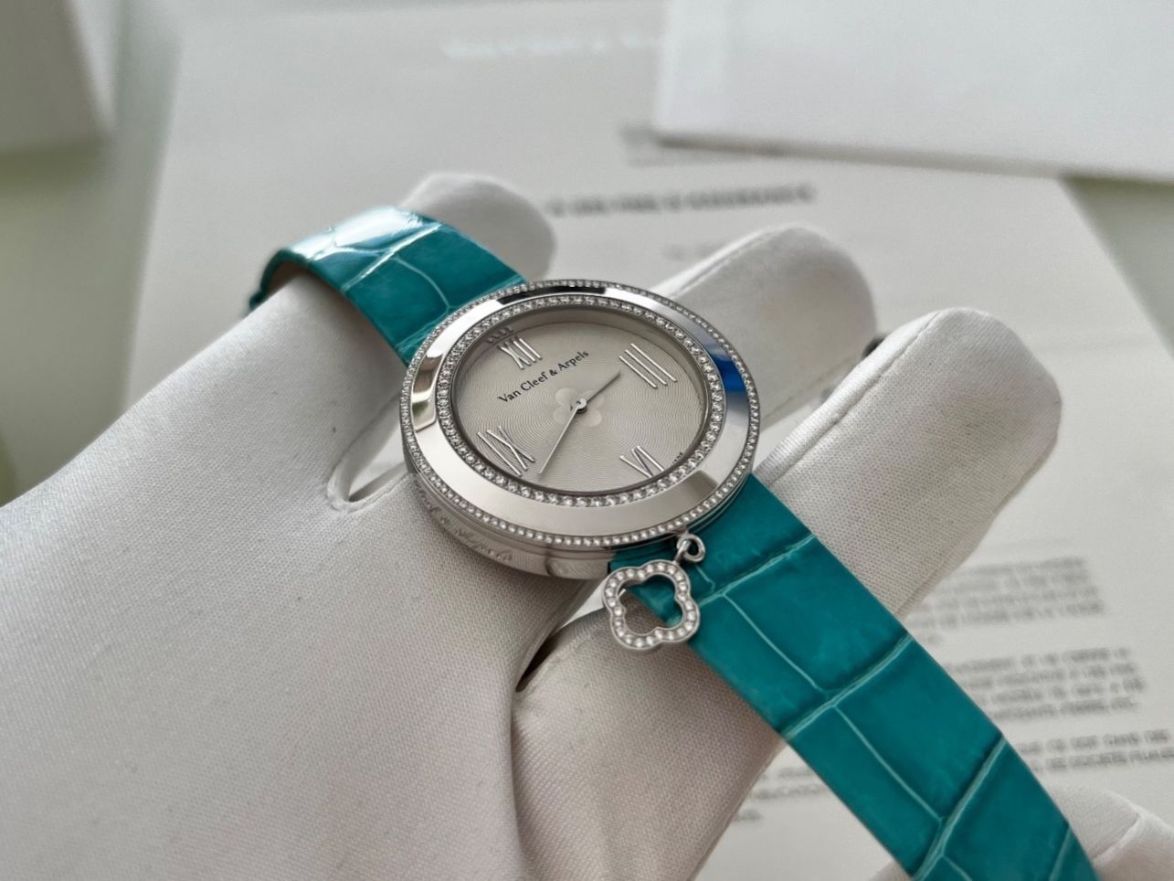 Van Cleef Orologi: Van Cleef & Arpels Charms Ladies 38 mm. – Nuovo (secondo la descrizione) da Geneve venduto da iBest 3