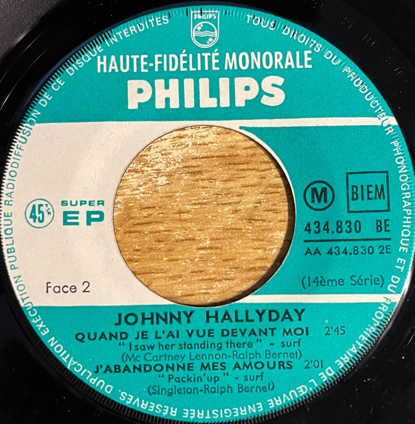 Schallplatten: JOHNNY HALLYDAY - EXCUSE-MOI PARTENAIRE – Gebraucht aus Bussigny von vinyl-pas-cher 3
