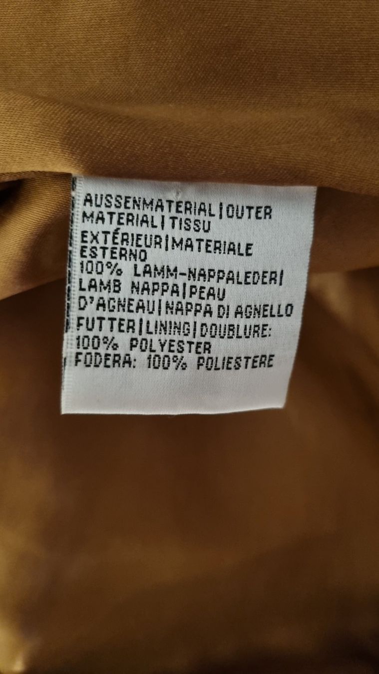 Jacken: Stylische Lederjacke Grösse 38, beige – Gebraucht aus Balzers von Homeandgarden 2