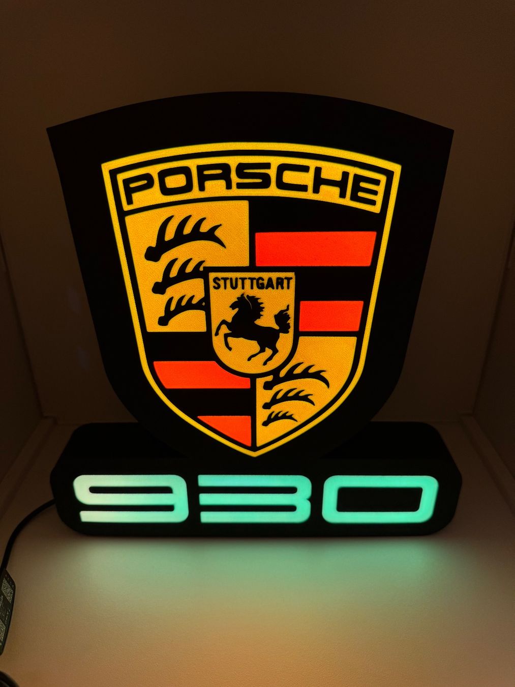 Lampade: Lightbox lumière led Porsche 930 – Nuovo (secondo la descrizione) da Vicques venduto da PAMB3D 9