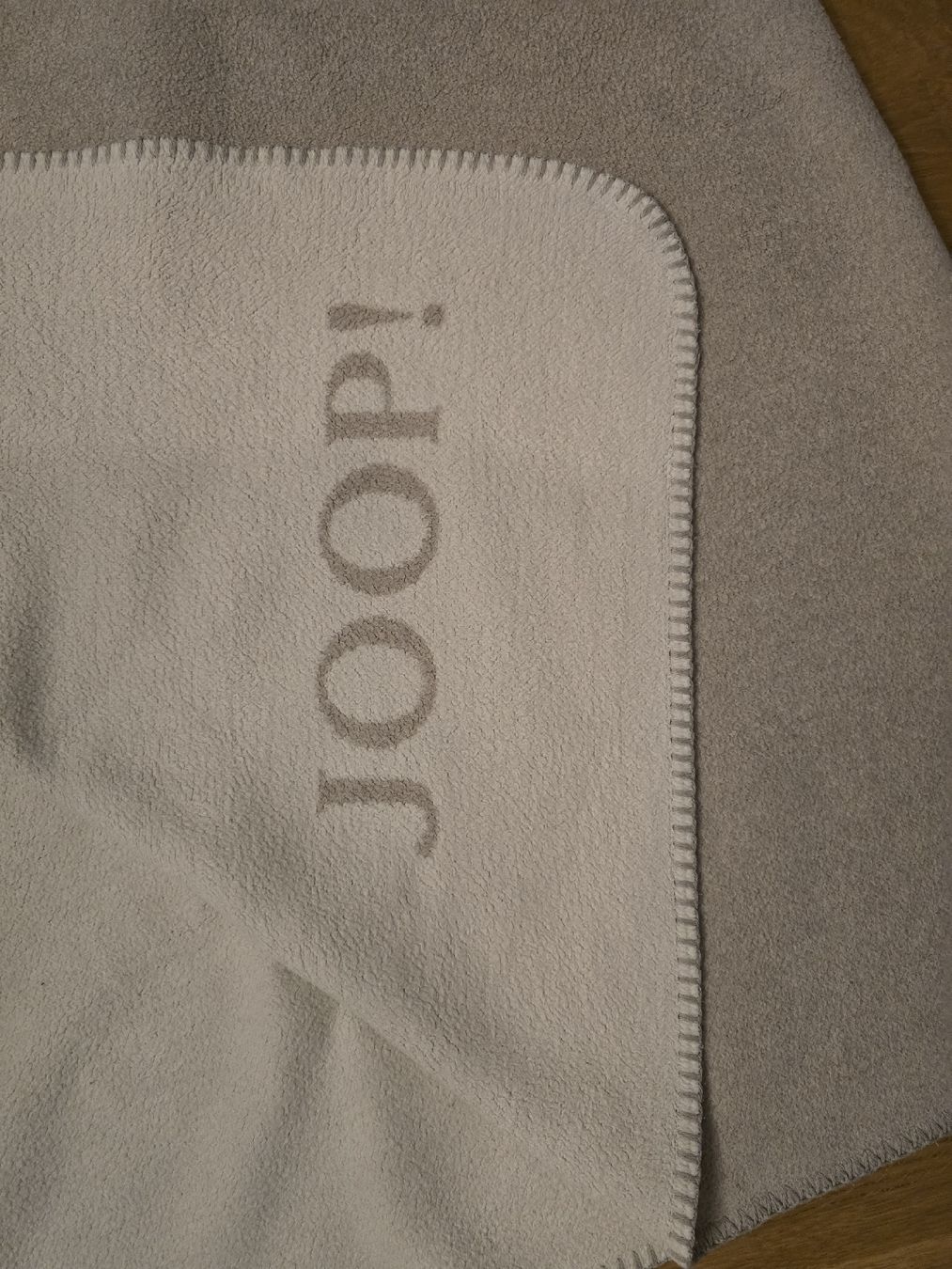 Decken: Couverture JOOP! 60% Coton 40% Polyacrylique Beige – Gebraucht aus BERN von froggyinternationale 2