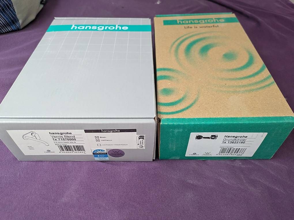 Hansgrohe Rubinetteria: Robinet mural Hansgrohe + son corps encastré – Usato da Pampigny venduto da nic_575j 1