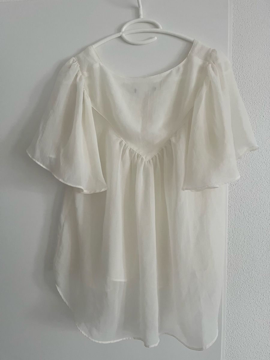 Camicette: Blouse creme weiss – Usato da Lenzburg venduto da Shru5 1