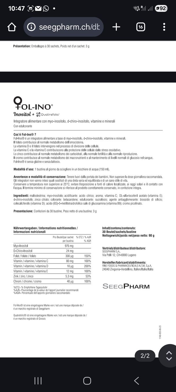 Cibi & Specialità: Fol-Ino – Nuovo (secondo la descrizione) da Watt venduto da fra_tad 4
