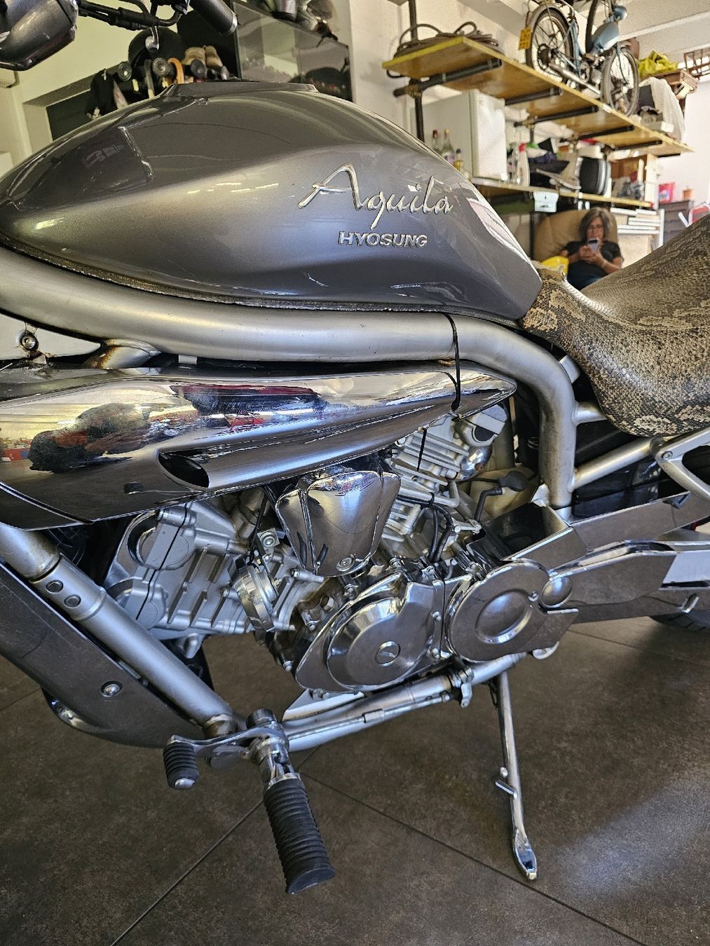 Hyosung Chopper: moto Hyousung 650 cc – Usato da Lugano venduto da mitico59 5