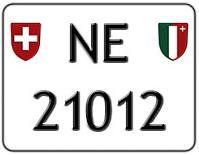 Insegne: Plaque moto NE 21012 – Nuovo (secondo la descrizione) da Boudevilliers venduto da ENCHERES-PLAQUES-NE