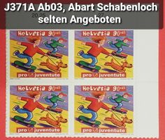 MA409) J371A Ab, Abart Schabenloch selten zu finden