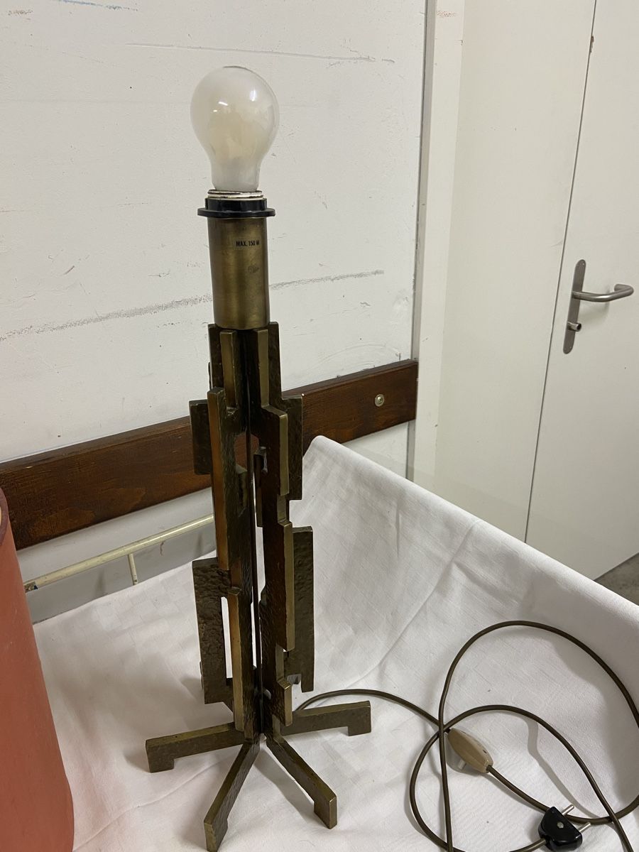Lampen: Designer  Angelo Brotto Bronze Tischlampe  – Gebraucht aus Dietikon von brocki-eyra 4