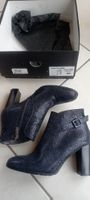 Paire de bottines one step neuves marine tout cuir chayma