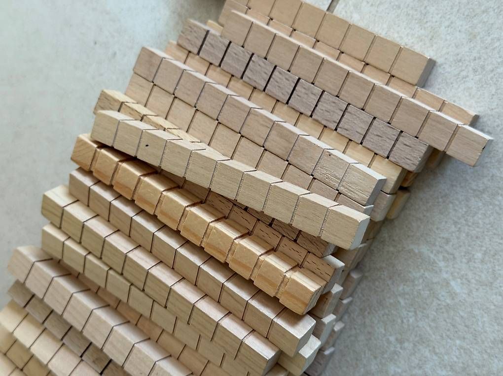 Jeux de construction: Dienes 10-er Systemsatz aus Buche – D'occasion à Schönenbuch par Herbie6446 2