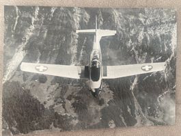 Werksfoto 17.5x12.5cm, PC-7 Pilatus Turbo Trainer