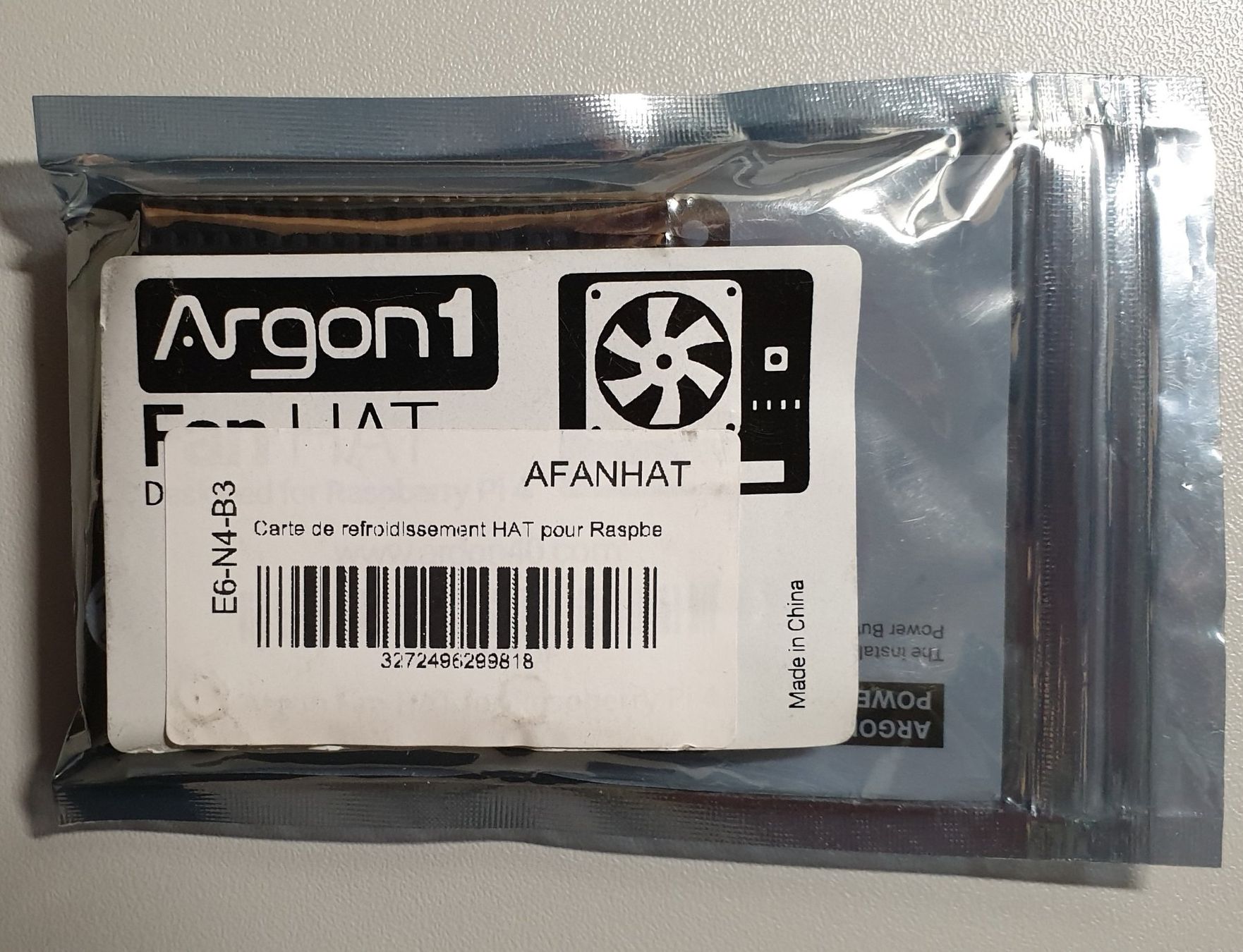 Raspberry Pi Componenti elettronici: Argon FAN Hat für Raspberry Pi – Nuovo e nell'imballaggio originale da Volketswil venduto da jul_hwb8