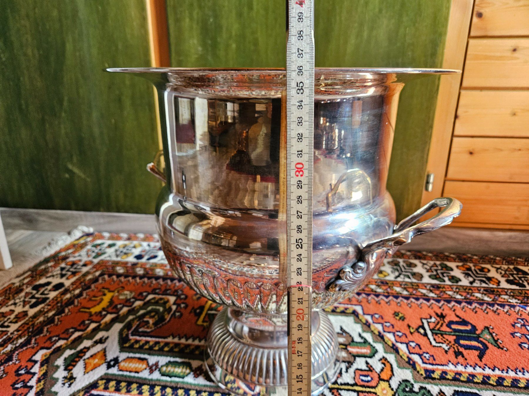 Sonstiges: Champagnerkühler Groß  Versilbert – Gebraucht aus Bözberg von L-G 5