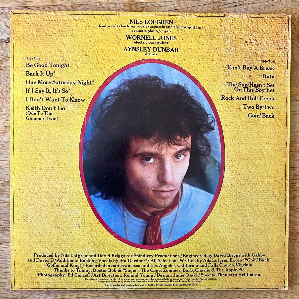 Vinyles: Nils Lofgren - Same / 1. UK-Press. 1975 - Nice Copy – D'occasion à Gais par soundcave57 1