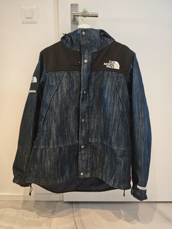 🔥 Supreme x The North Face Jacke Denim Dot Shot (Gr. L)