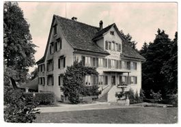 Schönenberg ZH, Erholungsheim Zweierhof, gelaufen 1972