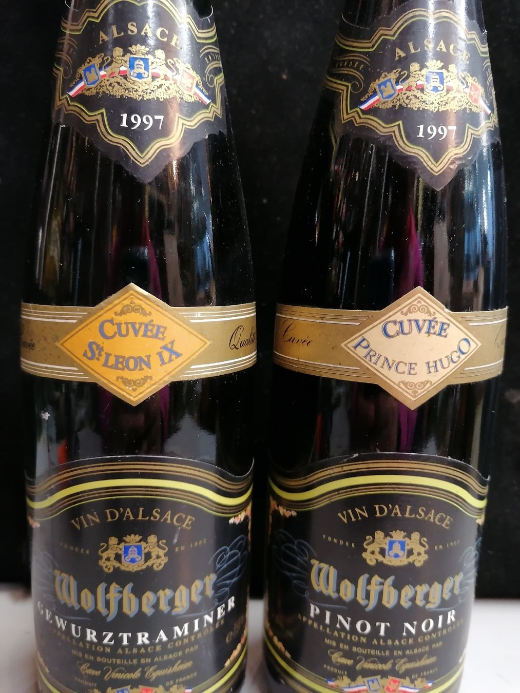 Vins: 2 BOUTEILLES ALSACE WOLFBERGER 1997 – Neuf (Voir description) à Genève par Leboucheoreilles 3