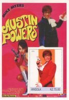 Block "Austin Powers. Mike Myers & Elizabeth Hurley". Angola